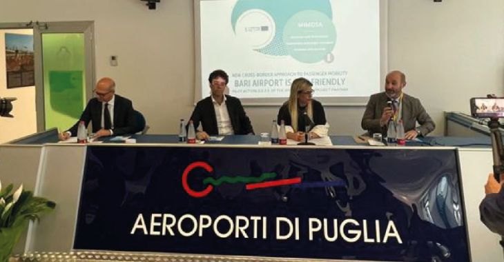 Galleria Progetto MIMOSA, inaugurato nell'aeroporto di Bari il primo bike facility point per i cicloturisti - Diapositiva 2 di 4