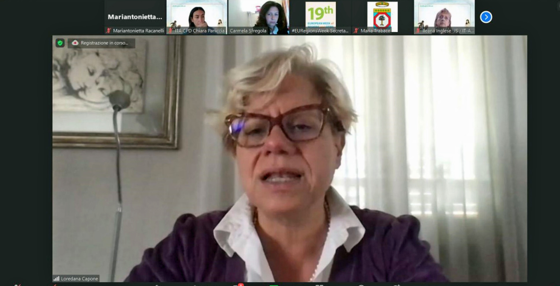 Gallery Online la registrazione del workshop Women at the forefront of the emergency resilience stories della EURegionsWeek 2021 - Slide 1 of 15