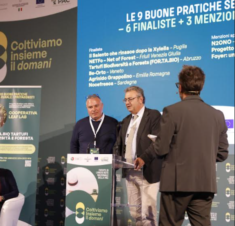 Galleria Oltre la Xylella: premiata dal Masaf la buona pratica di reimpianto di cultivar resistenti dell’azienda salentina Agrosì - Diapositiva 2 di 4