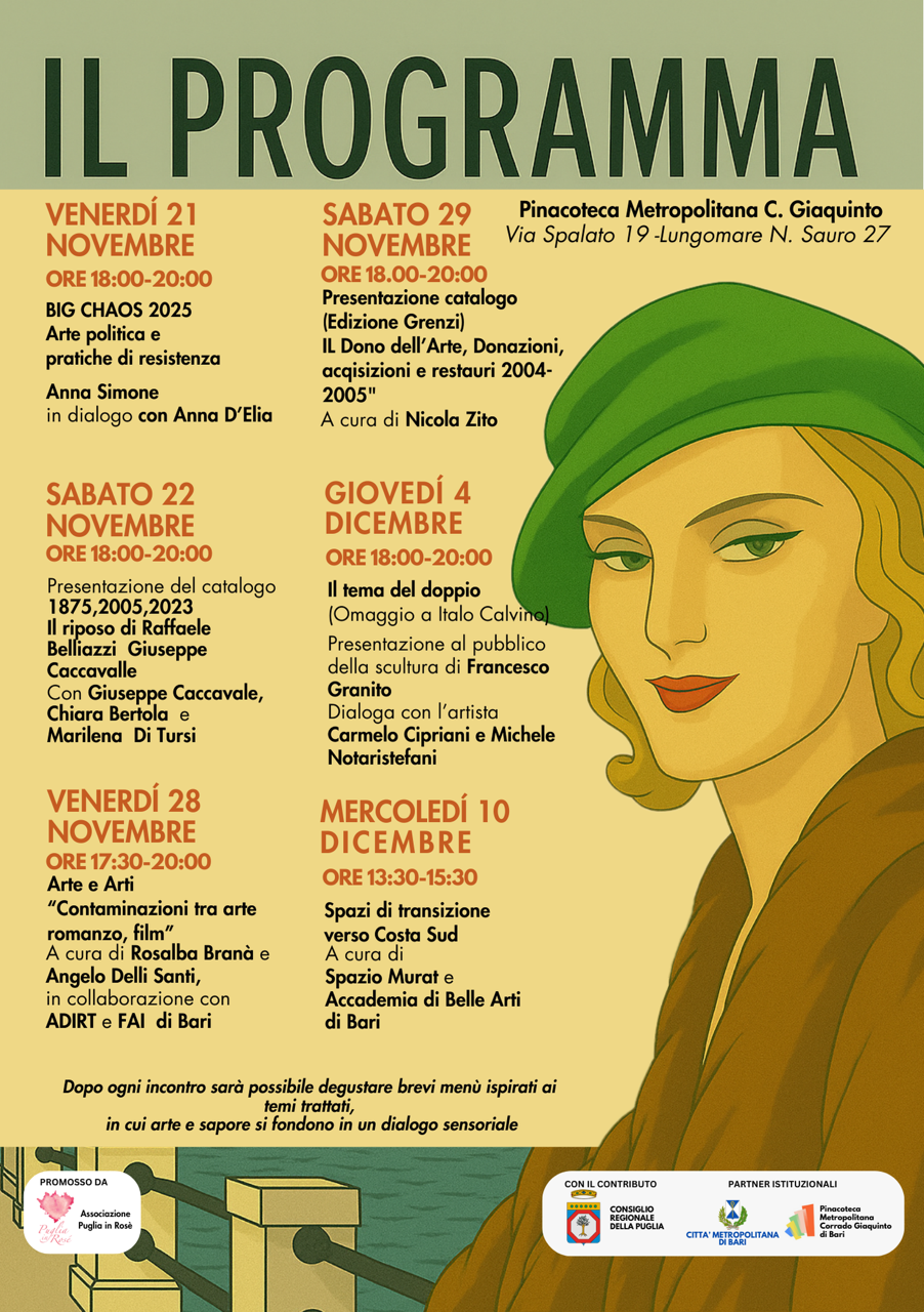 Galleria ‘Orizzonti Condivisi. Contaminazioni tra arte e sapori’: presentato il cartellone di eventi - Diapositiva 6 di 6